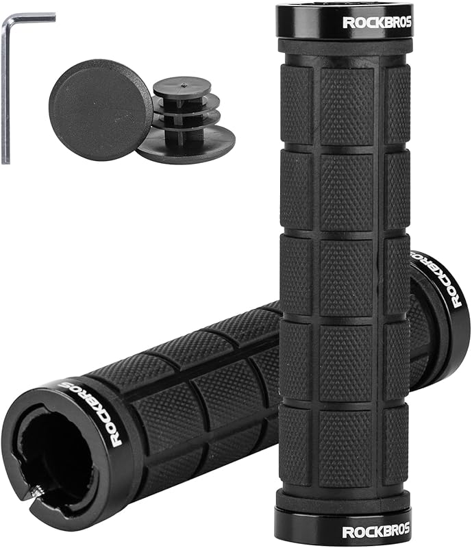 ROCKBROS Double Lock-On Anti-Slip Comfortable Bike Handlebar Grips for