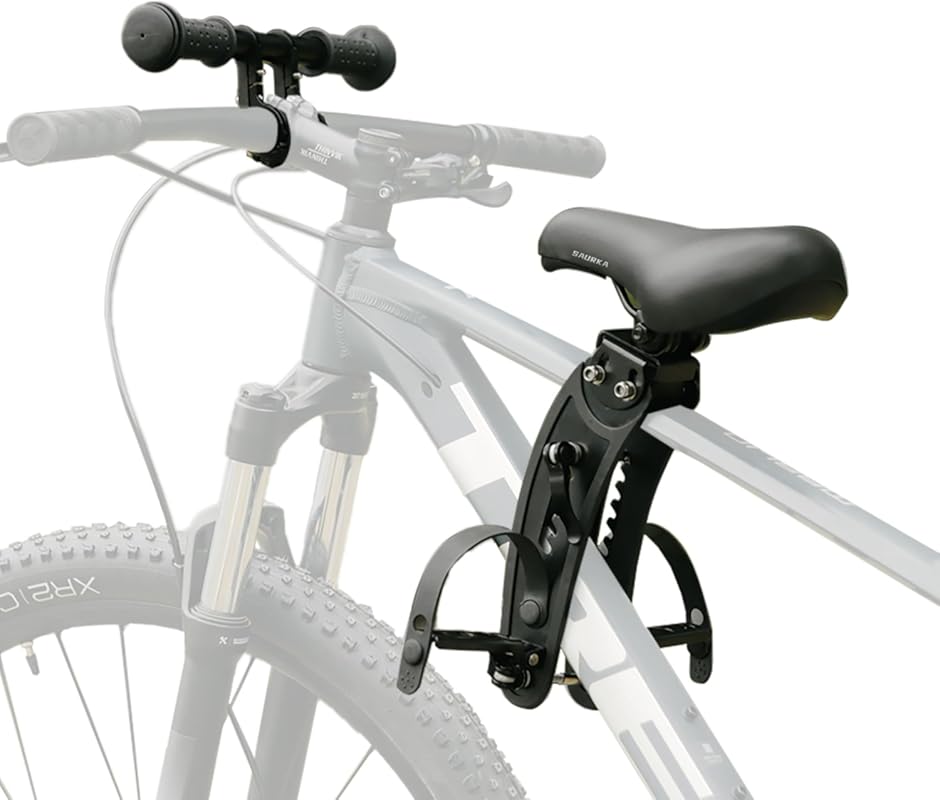 Front-Mounted Kid Bike Seat & Handlebar for Parent-Child MTB Cycling C