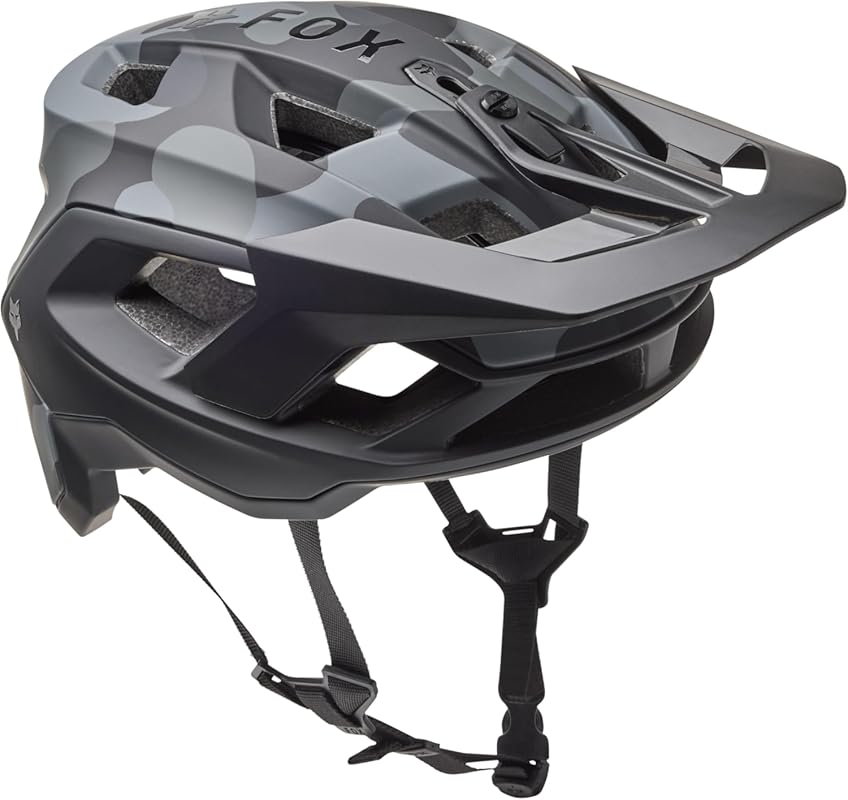 Fox Racing Speedframe Helmet, Black Camo, Medium, Unisex MTB Safety Ge