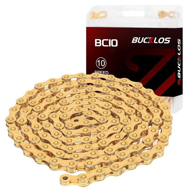 BUCKLOS High Performance Lightweight Bike Chain 8-12 Speed Compatible 