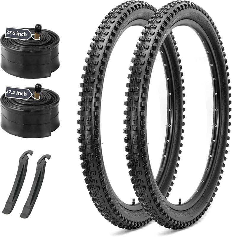 MOHEGIA 2-Pack 26/27.5/29x2.4 Folding MTB Tires with Tubes & Levers