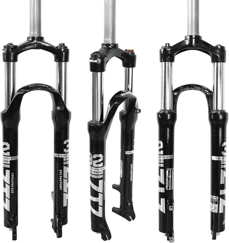 ZTZ MTB Suspension Fork, 100mm Travel, 28.6mm Straight Tube, Crown Loc