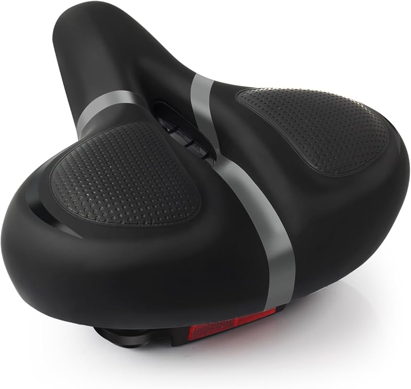 Comfort Memory Foam Bike Seat, Wide Padded Saddle for Men/Women, Pelot