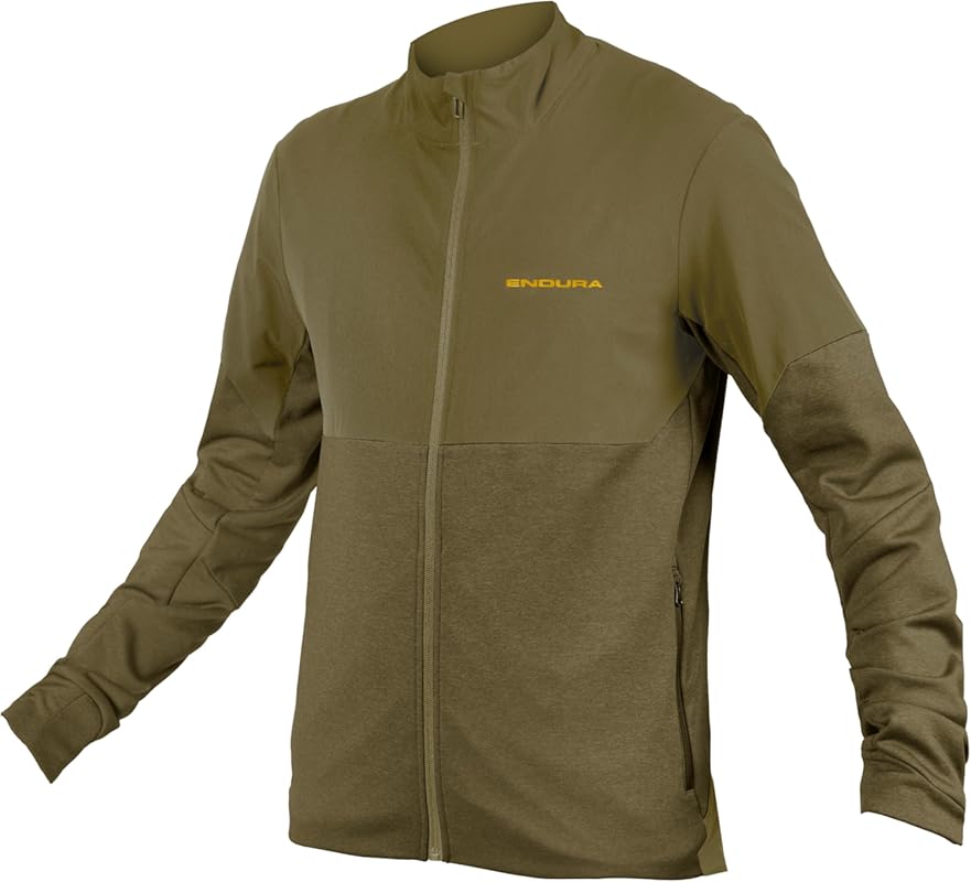 Endura Men's SingleTrack Thermal Mountain Cycling Jacket – Windproof &