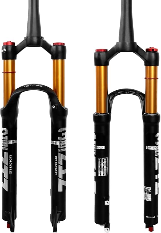 ZTZ Air Suspension Fork, 120mm Travel, Manual Lockout & QR 9x100mm for