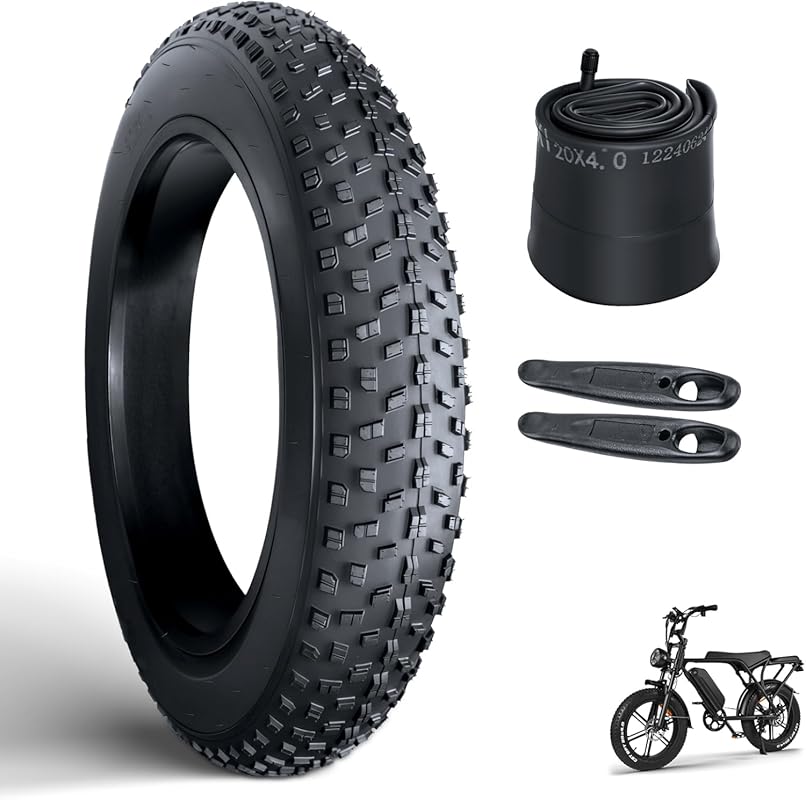 OUXI 20x4.0 Puncture-Resistant Folding Fat Tire for MTB & Ebike