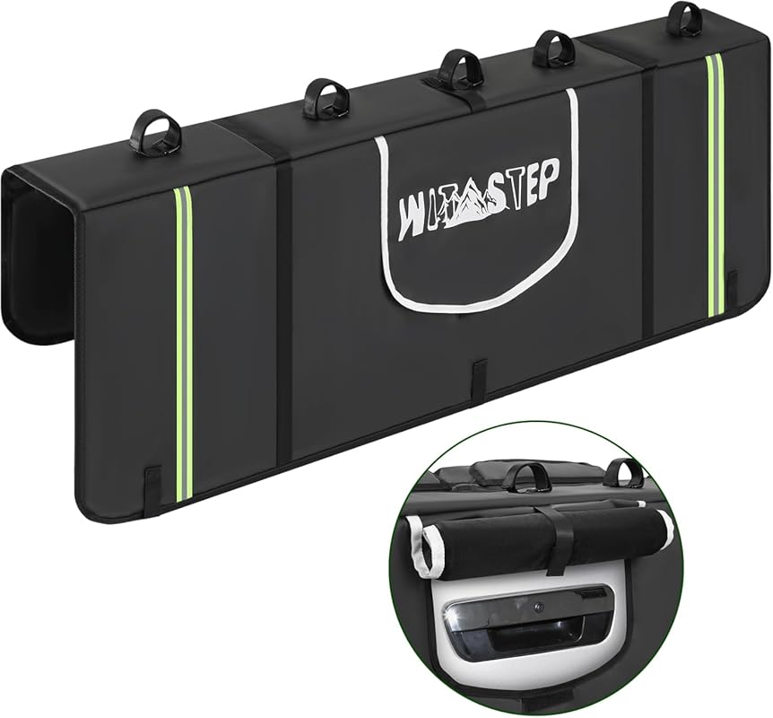 Upgrade Mountain Bike Tailgate Pad with Reflective Strips & Tool Pocke
