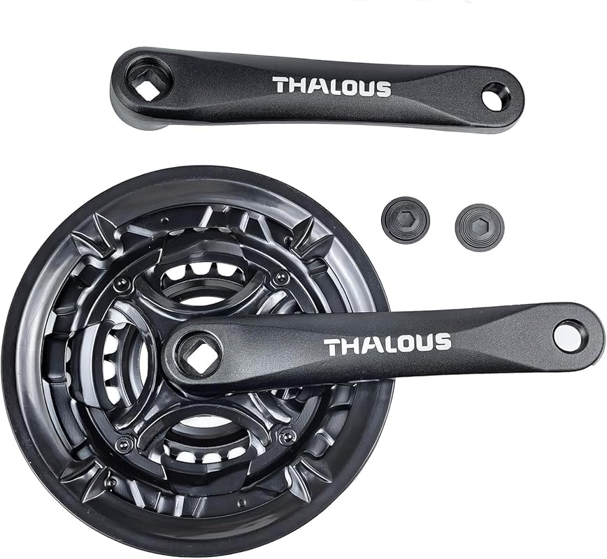 THALOUS Universal Square Crank Set 6-8 Speed 42/34/24T 170MM for Mount