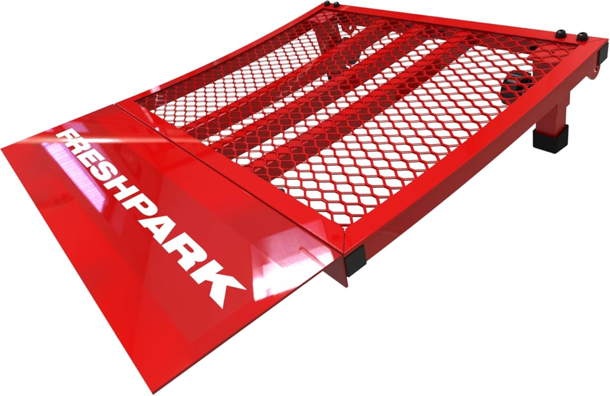 Freshpark Steel Jump Ramp – Portable BMX, MTB & RC Launch Ramp with 30