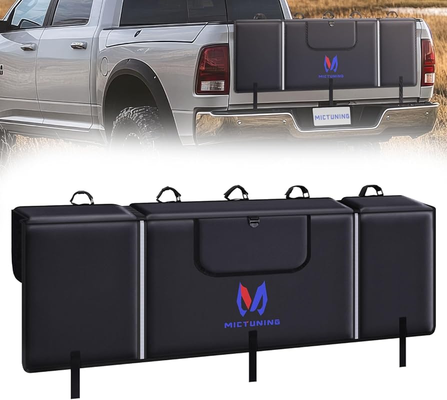 MICTUNING Tailgate Bike Pad – Secure 5 Bikes, Scratch-Resistant with R