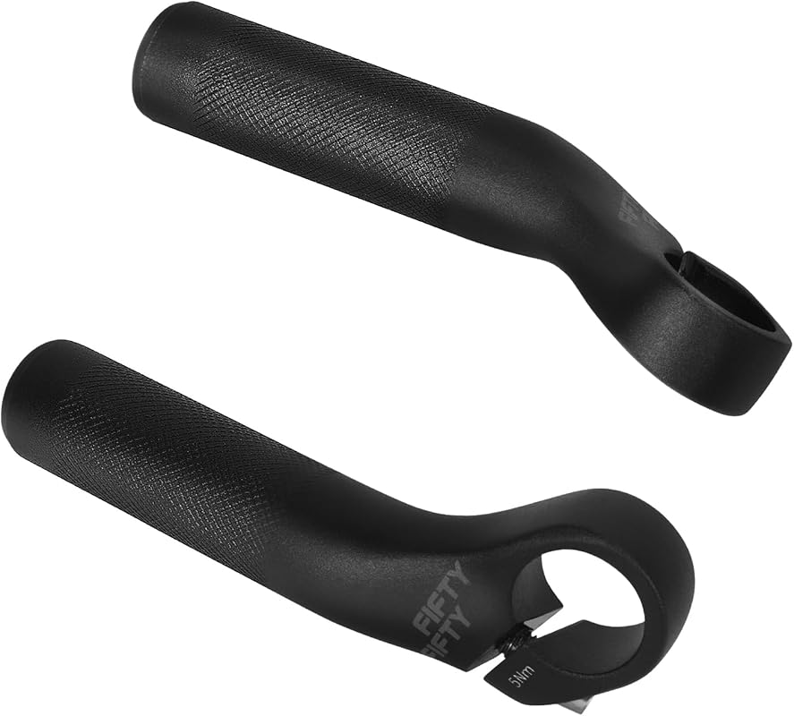 Alloy MTB Bicycle Bar Ends, 110mm Black Handlebar Extenders