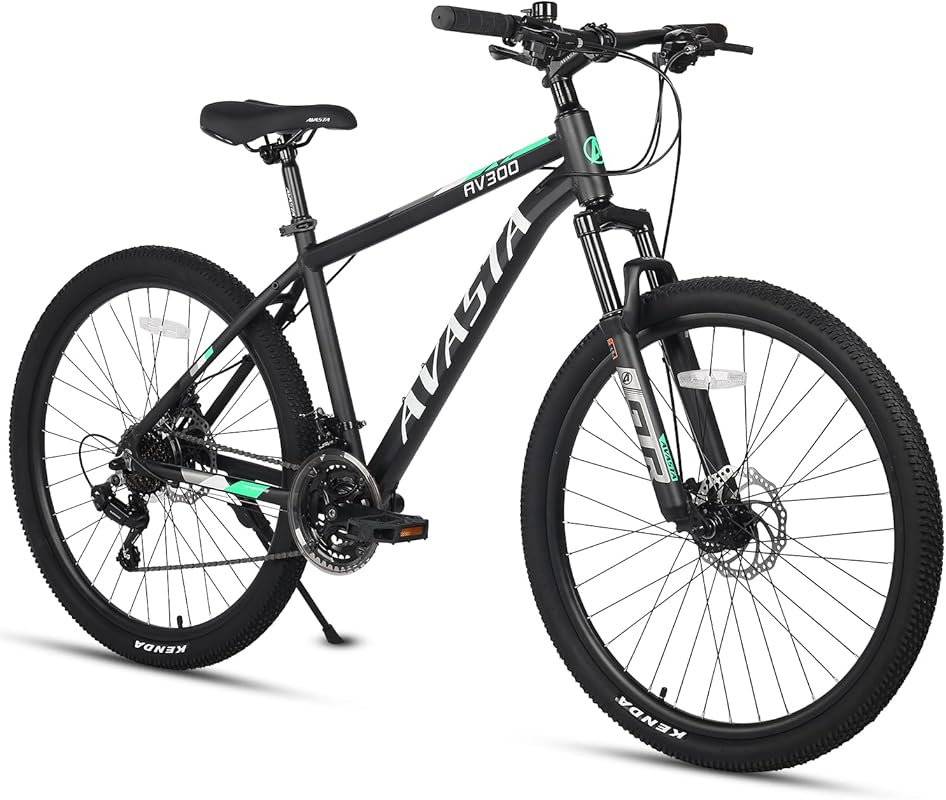 AVASTA AV300 26/27.5 Inch Mountain Bike with 21-Speed, Aluminum Frame,