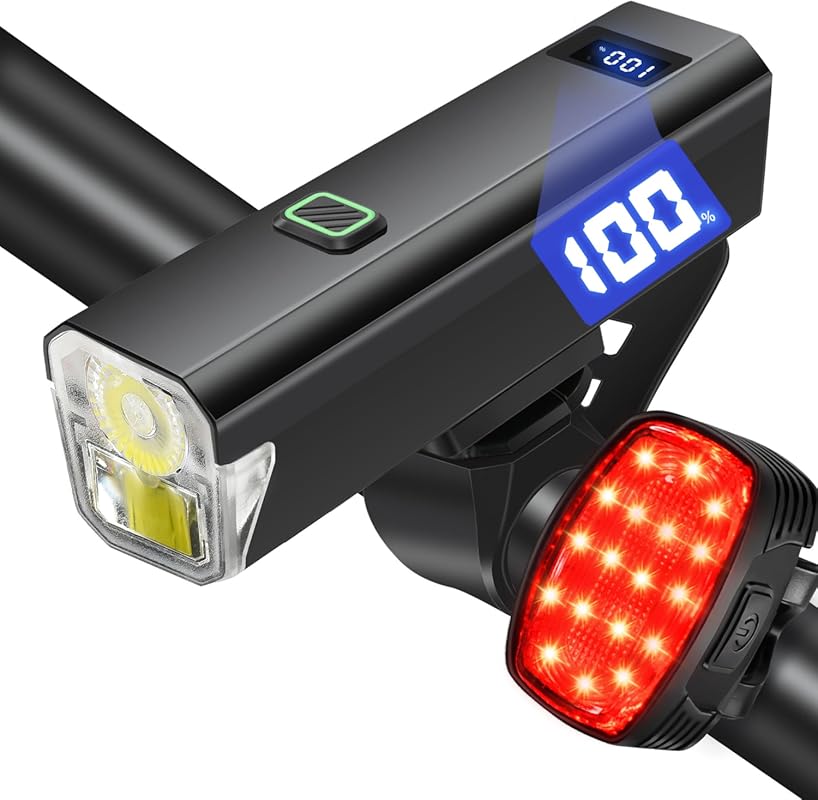DARKBEAM 6000LM USB-C Rechargeable Super Bright Bike Headlight with 12