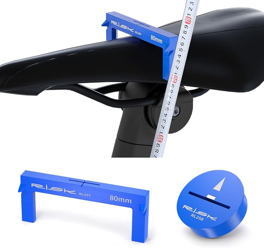 Bicycle Seat Height Measuring Tool Fitting Gauge for Quick Adjustment