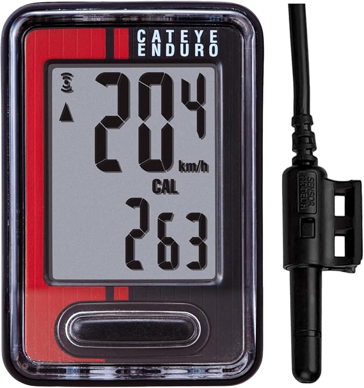 CATEYE Wired Bike Computer with Auto Start/Stop, 3-Year Battery Life f