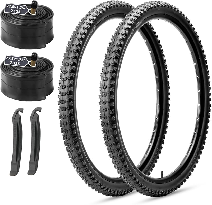 MOHEGIA 2-Pack 26x2.1/27.5x2.1/29x2.1 Folding MTB Tires & Inner Tubes