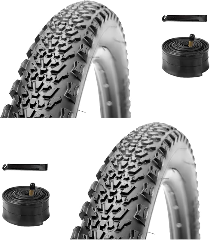 Wheelo Mountain Bike Tires Set: 2-Pack 26/27.5/29