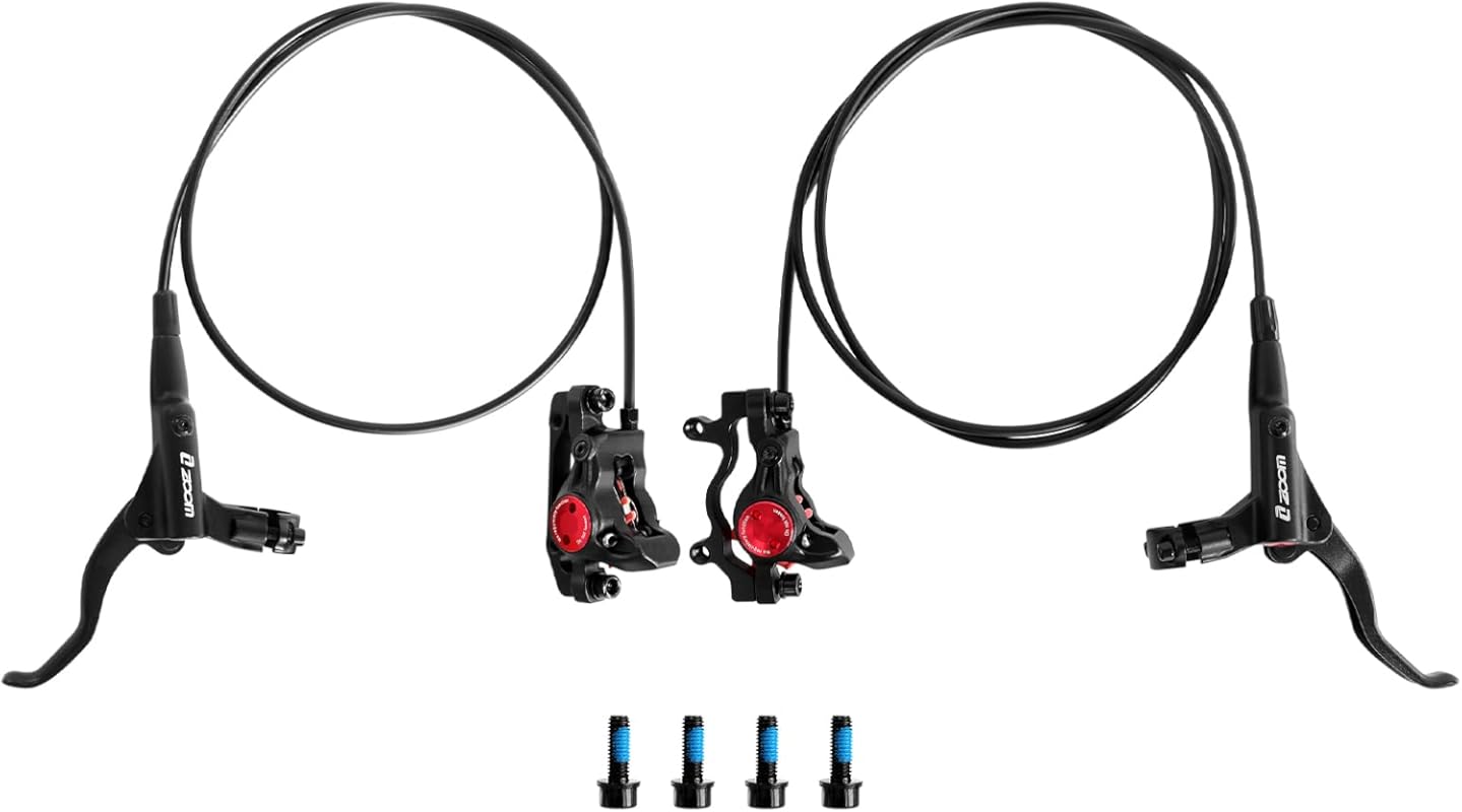 Z00M MTB Hydraulic Disc Brake Set, Left Front 800mm & Right Rear 1450m