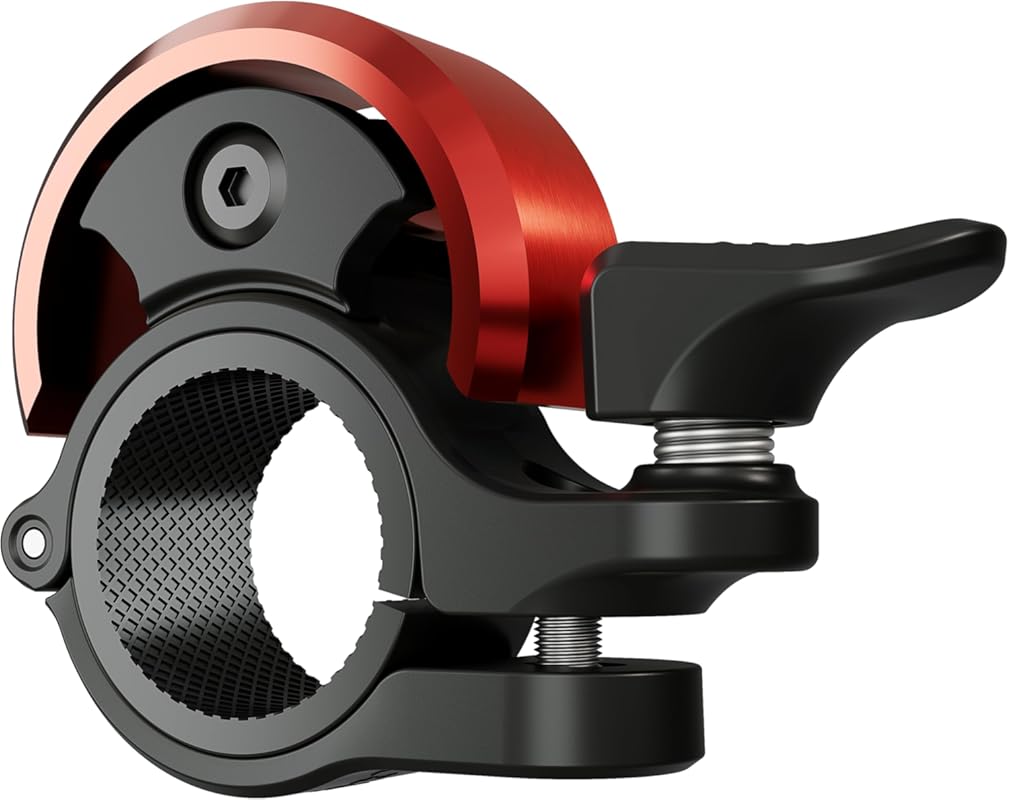 Aluminum Alloy Bike Bell, Clear Loud Sound, Sturdy Compact Design for