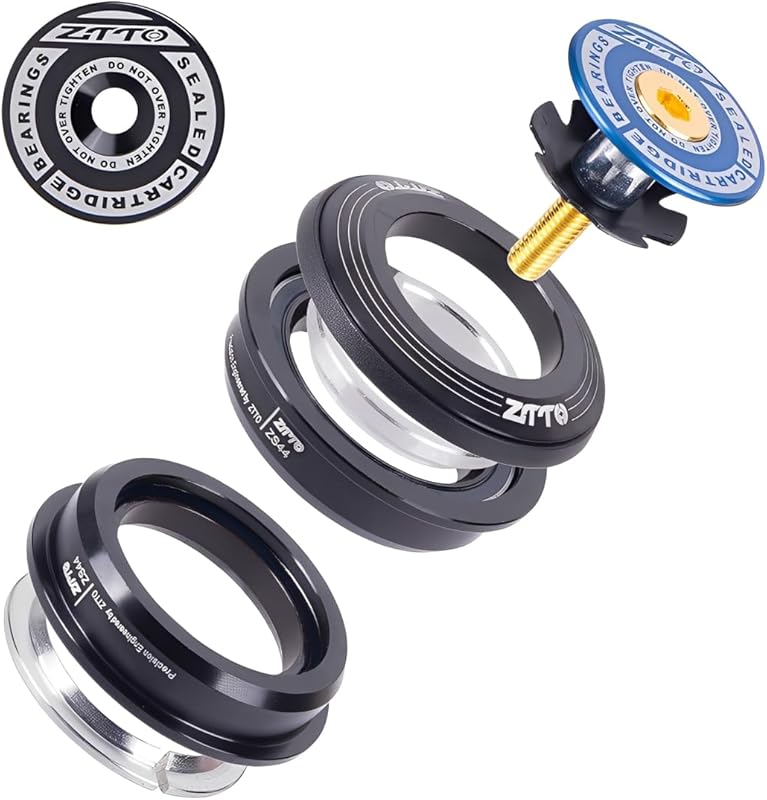 ZTTO MTB 44mm ZS44 Semi-Integrated Low Profile Headset for Straight Tube Frames