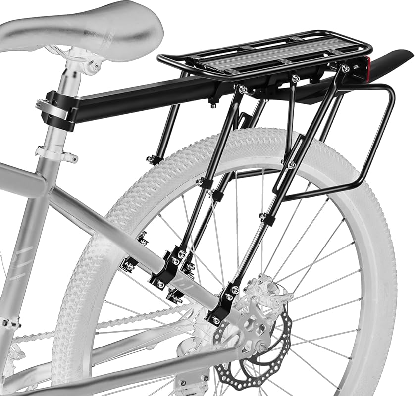 YONTUO 310 LB Capacity Rear Bike Rack with Fender & Reflective, Quick