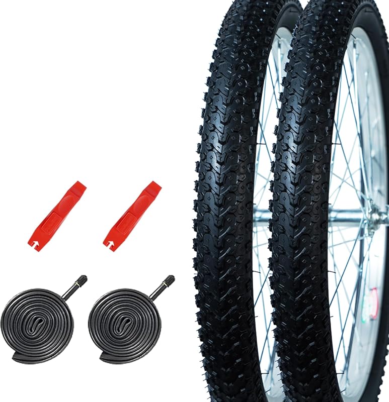 2 Pack Mountain Bike Repair Set with Tubes & Levers for 20