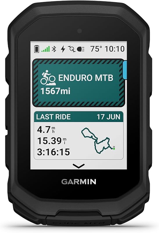 Garmin Edge MTB GPS Bike Computer with Full-Color Trail Maps & Perform