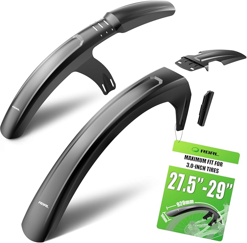 Full Coverage MTB/E-Bike Mudguards for 27.5