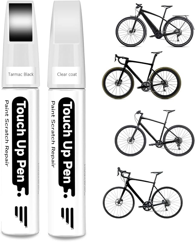 Specialized Tarmac Black Stain Touch-Up Paint with Clear Coat