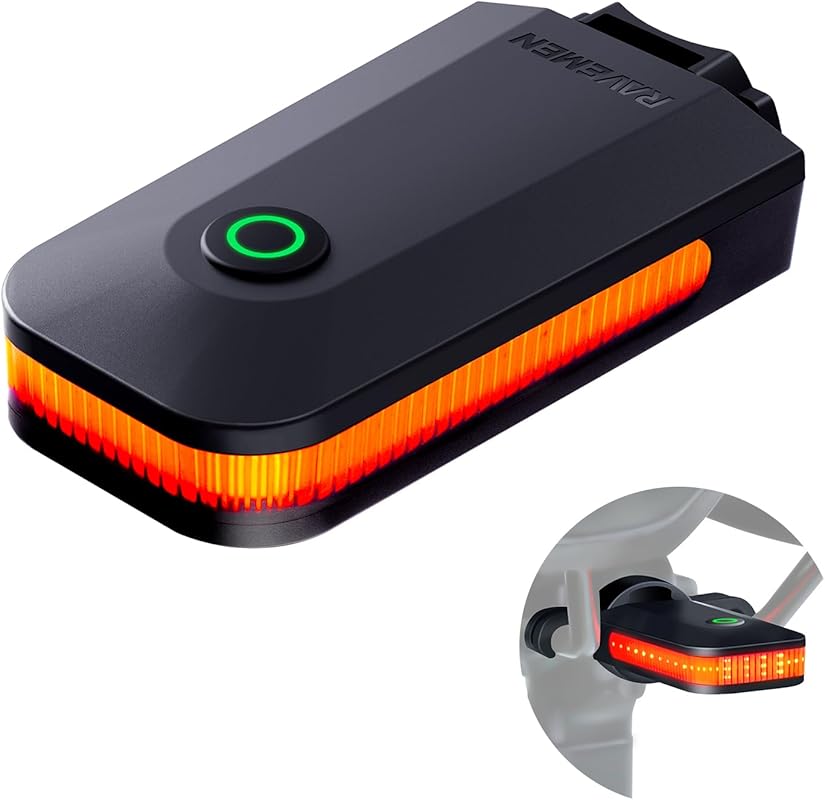RAVEMEN CL01 Wide-Angle Rear Light, Auto On/Off, Brake Sensor, 5 Modes