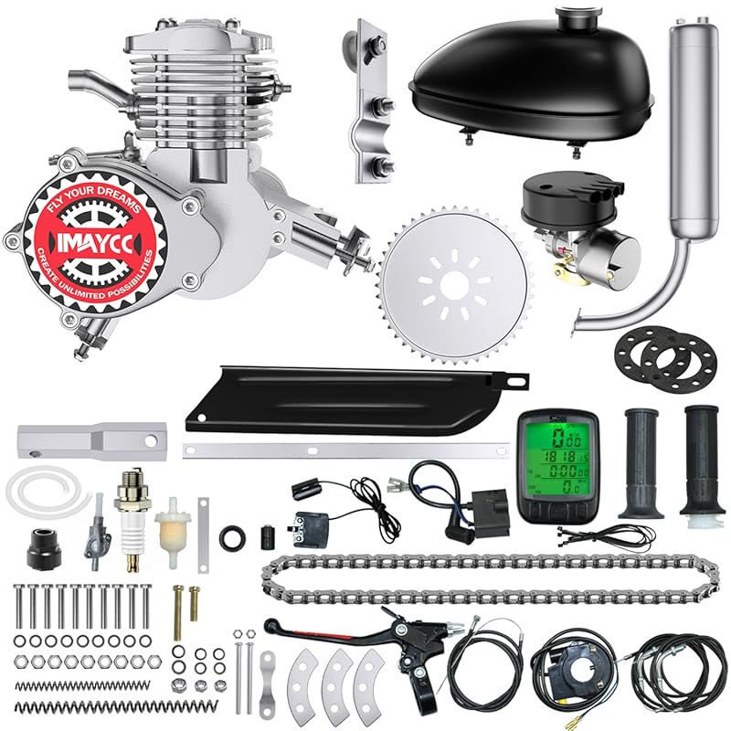 IMAYCC 80cc Motorized Bike Conversion Kit for 26-28