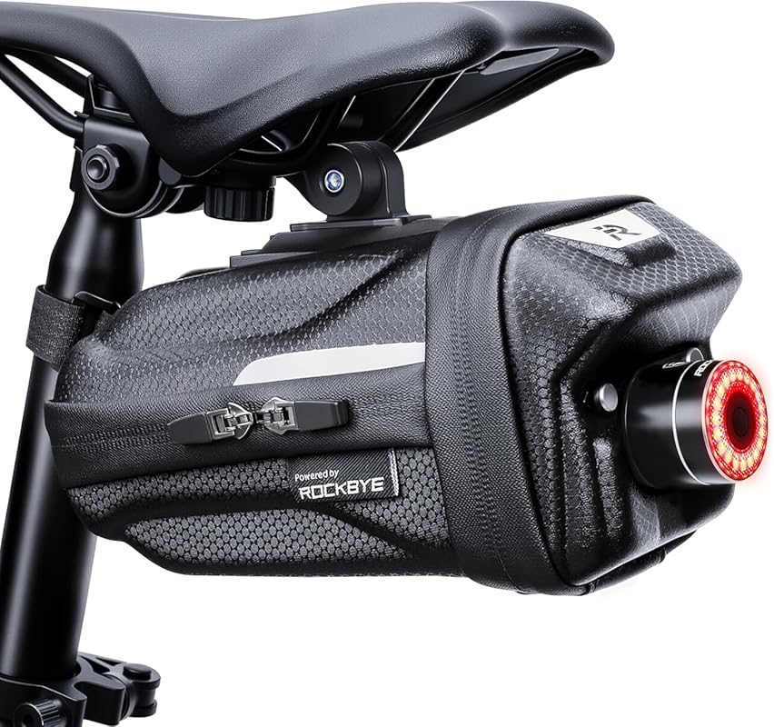 Expandable Bike Seat Bag – 1.5-2L Waterproof Bicycle Saddle Under Seat