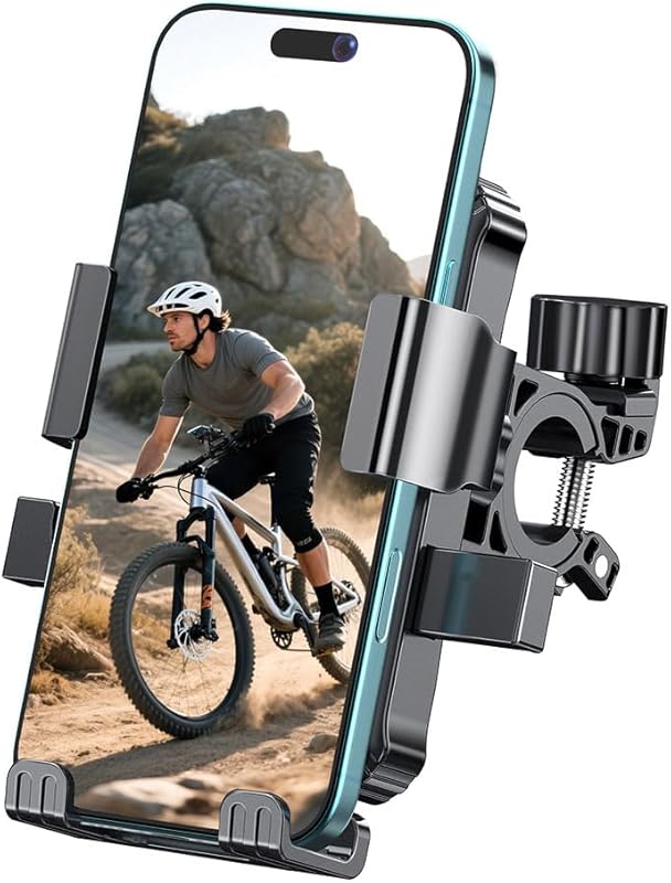 Adjustable Handlebar Phone Mount for Bike, Motorcycle, Electric Scoote