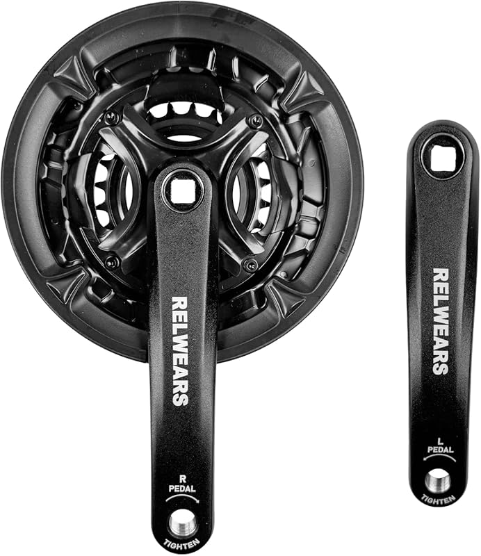 Bike Crankset 42-34-24T Square Taper 170mm for 3x7/8/9 Speed Mountain 