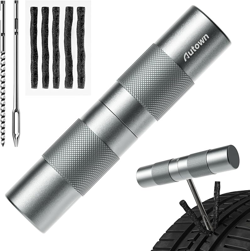 AUTOWN Compact Tire Repair Capsule – Fixes Flats in Cars, ATVs, Bikes 