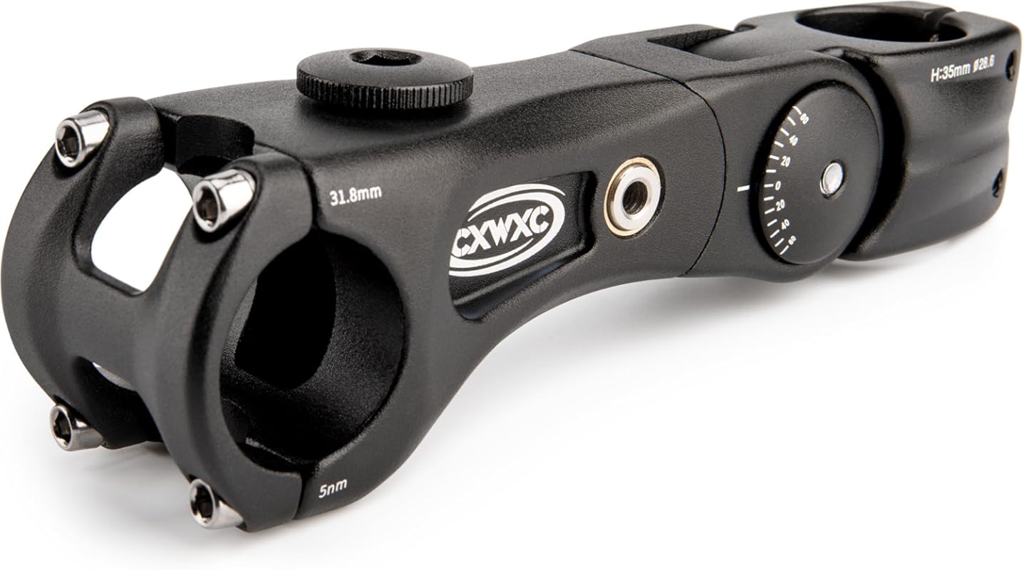 CXWXC 135mm ShockStop Bike Stem Riser Extender for 31.8mm Handlebar - 