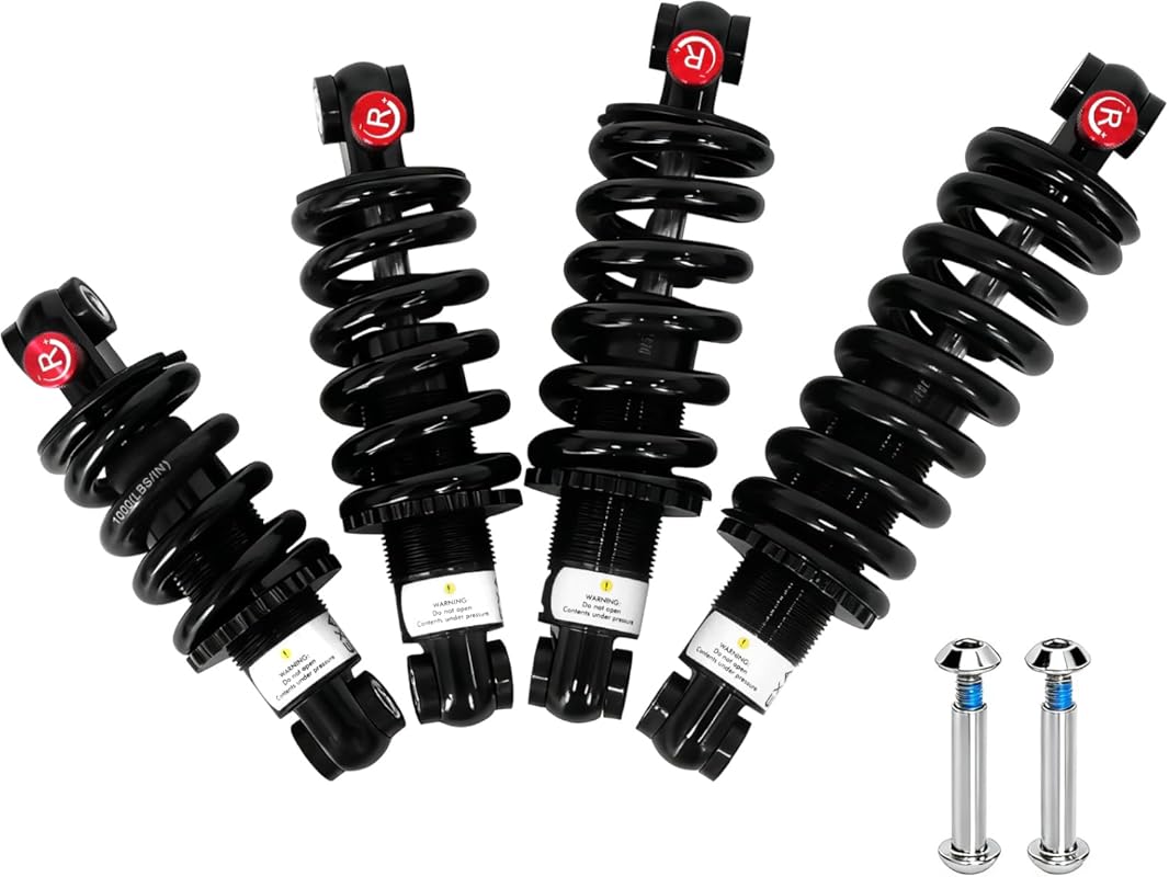 125MM 1500LBS Adjustable Rebound Shock Absorber Coil Springs for MTB/E