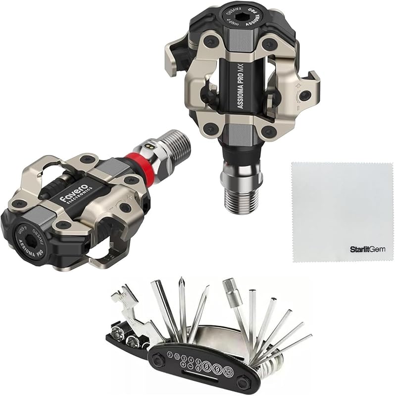 Favero Assioma PRO MX-1 Single-Sided Power Meter Pedals – Bluetooth/AN