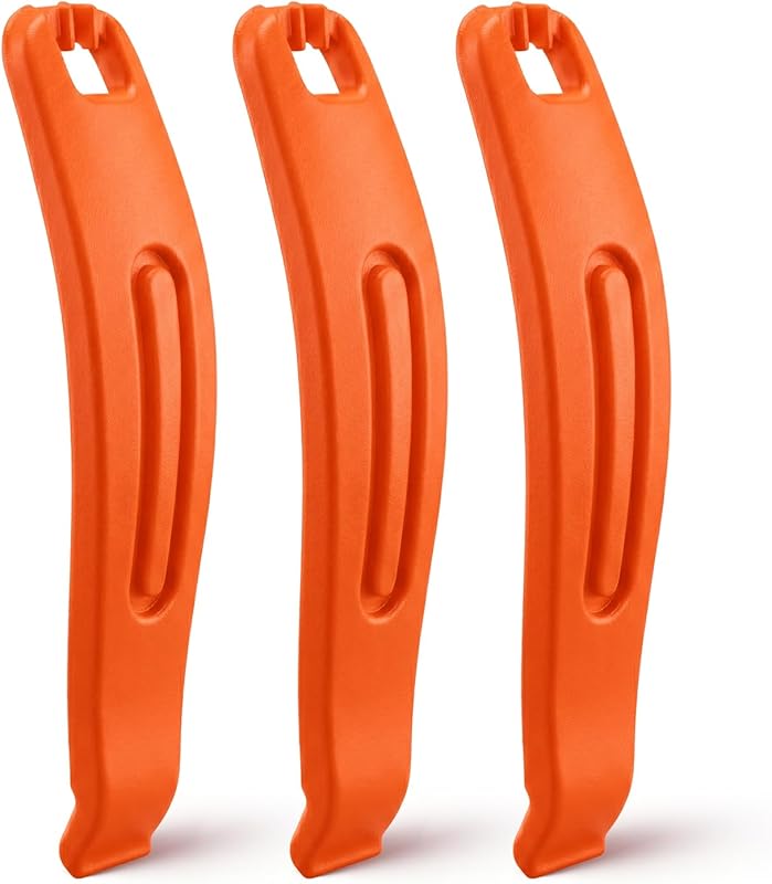 3 Pack Heavy-Duty Bike Tire Levers with Steel Core for Road & Mountain