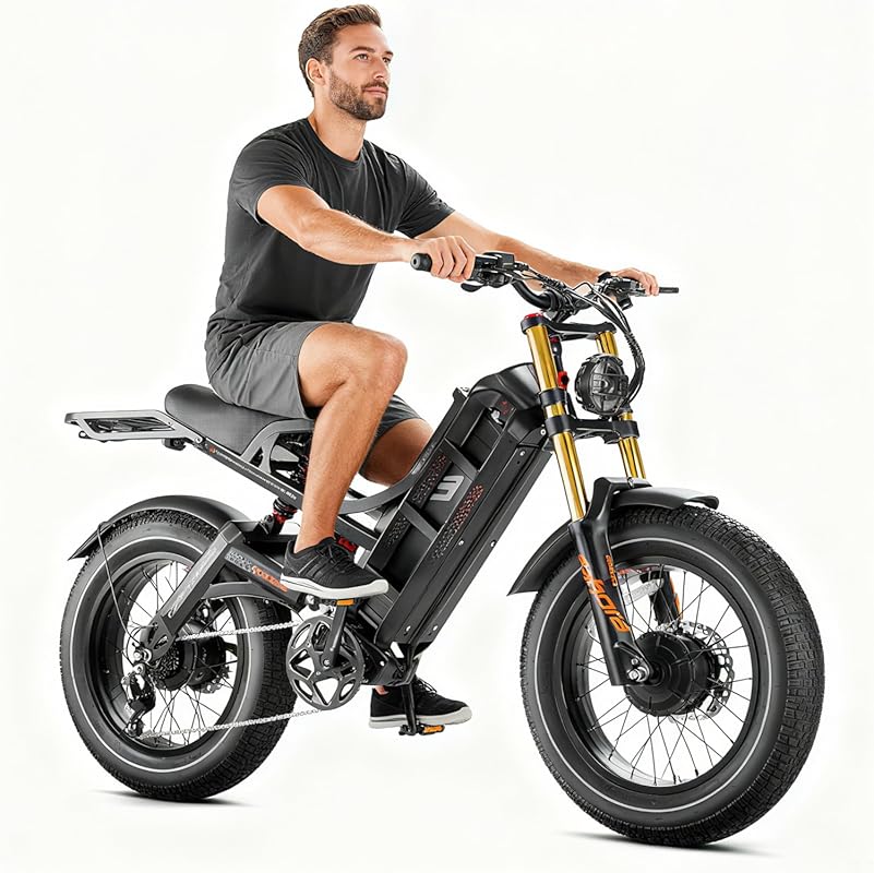 Eahora Romeo Pro 3 Electric Bike, 5600W Dual Motor, 60V 80Ah Battery, 
