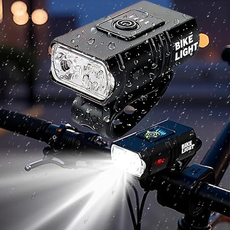 Waterproof Bike Headlight 1000LM with 5 Modes & Handlebar Mount for Ro