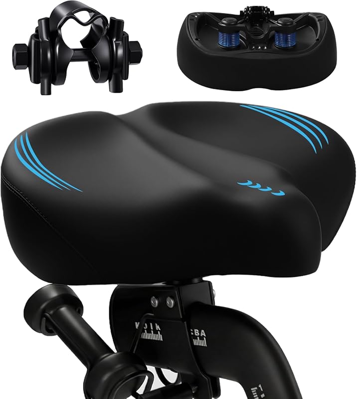 2026 Ultra-Wide Oversized Bike Seat Cushion with Waterproof Memory Foa