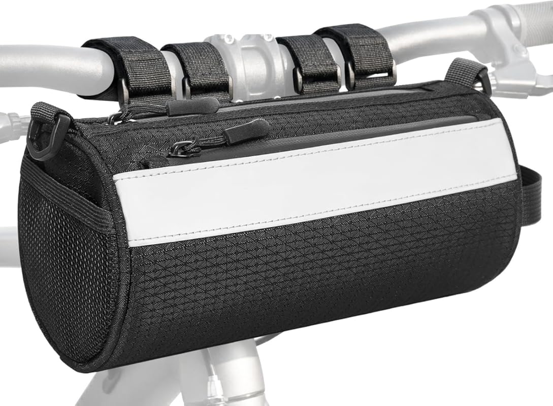 Urban Roll Waterproof E-bike Handlebar Bag with Crossbody Design for C