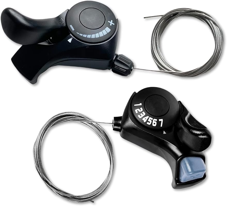 TX-30 3x7 Thumb Shifters Pair for Mountain, Road & City Bikes