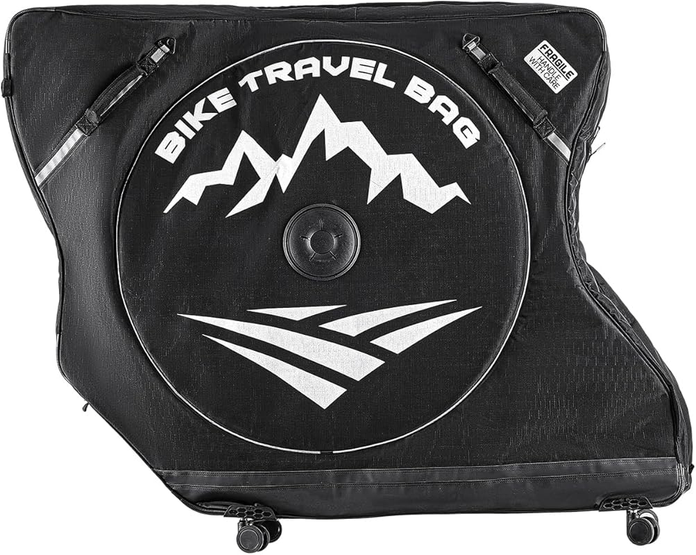TSA Lock Road Bike Travel Bag with Dual Zipper for 37–42