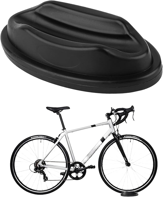 Sturdy Bike Trainer Front Wheel Block – Molded Plastic Support for Ind