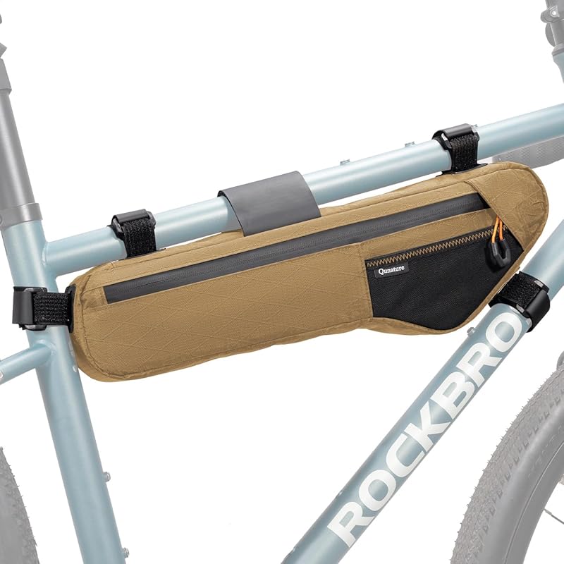 Waterproof Anti-Slip Bike Frame Bag with 5-Point Straps & Hidden Charg