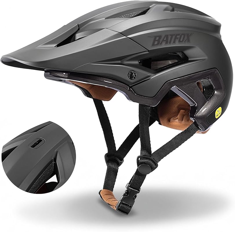 KINGBIKE MTB Helmet with Camera Mount & Optional LED Tail Light – Ligh