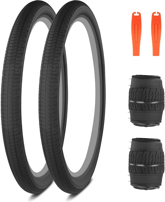 MEGHNA Anti-Slip Foldable 26/29x2.5 Tires for Mountain, Cruiser & Comm