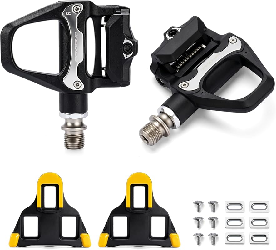 SPD Compatible Clipless Pedals with Adjustable Tension, Sealed Bearing